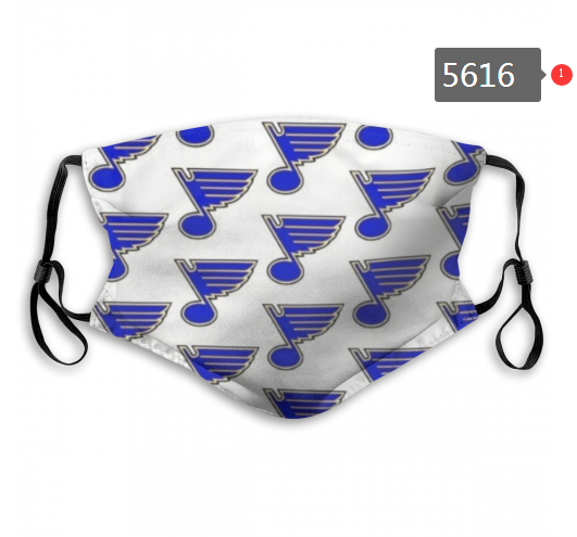 2020 NHL St.Louis Blues #3 Dust mask with filter->nhl dust mask->Sports Accessory